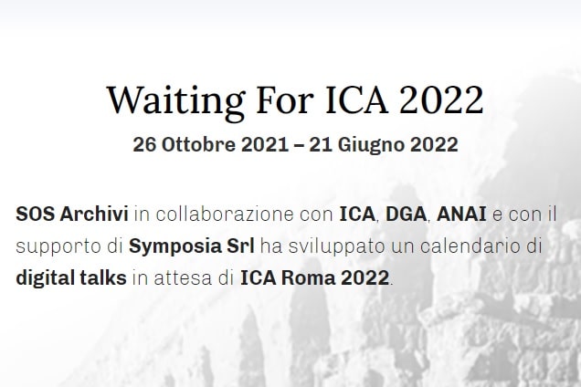 Sos Archivi locandina evento waiting for ICA 2022