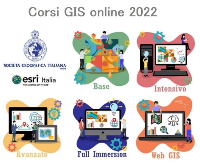corsi gis online 2022 Società Geografica Italiana