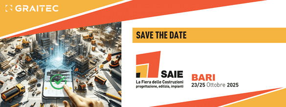 Incontra Graitec al prossimo SAIE di Bari.