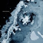 Ghiacci Graham Land e cambiamenti climatici nella Penisola Antartica Analisi dei ghiacci di Graham Land e delle dinamiche glaciali osservate da Sentinel-1 nell’Antartide in rapido riscaldamento. Credit: European Union, Copernicus Sentinel-1 imagery