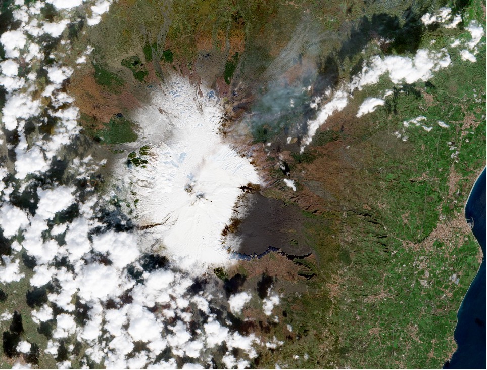 monitoraggio vulcanico satellitare