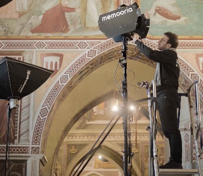 Preserving Assisi: una fase dei lavori di digitalizzazione