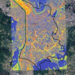 Stress termico urbano: geospazio e IA per città resilienti Stress termico urbano.