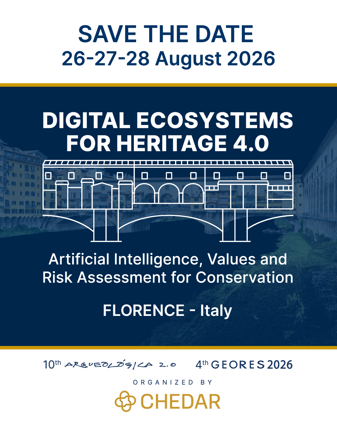 Scopri il simposio Digital Ecosystems for Heritage 4.0 a Firenze: AI, Digital Twin e innovazione per il patrimonio culturale e digitale 4.0.