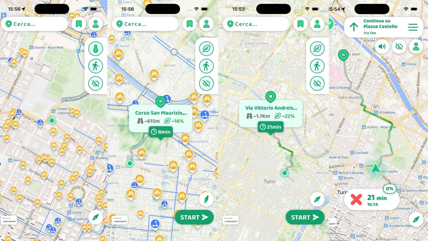 simulatore di mobilità urbana Latitudo40 per Torino ToMove.