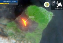 Vulcano Stromboli: la lava raggiunge la costa Il vulcano Stromboli torna attivo: la colata lavica raggiunge la costa della Sciara del Fuoco nelle Eolie.