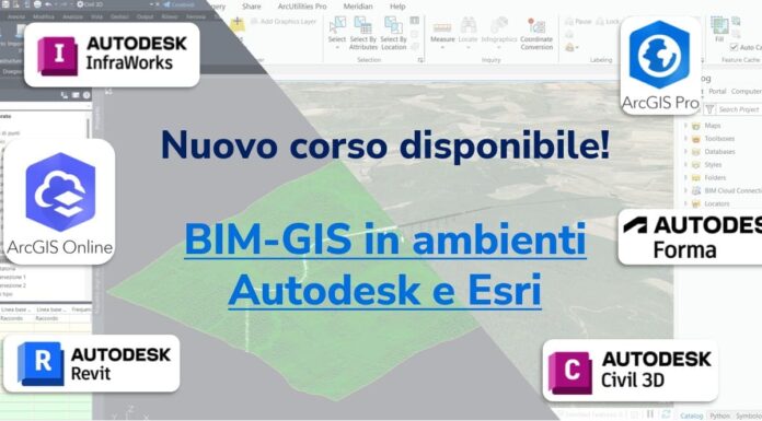 Corso di integrazione BIM-GIS in ambienti Autodesk e Esri di One Team Corso integrazione BIM-GIS: la formazione One Team per Autodesk ed Esri