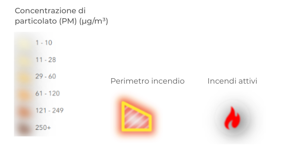 leggenda mappa incendi