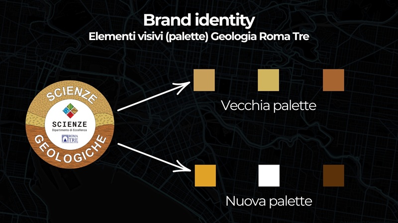 Geologia di Roma Tre. Lo studio della brand identity