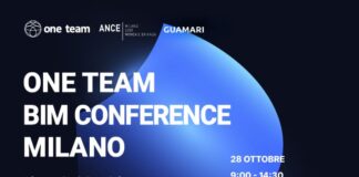One Team BIM Conference Milano 2026: dal BIM al cantiere One Team BIM Conference Milano 2026, 28 ottobre: Scan to BIM, BIM 4D e 5D, Digital Construction Management, AI e competenze al centro.