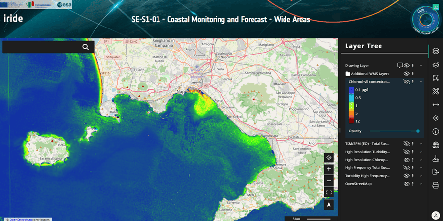 Servizi geospaziali IRIDE per monitorare ambiente e territorio